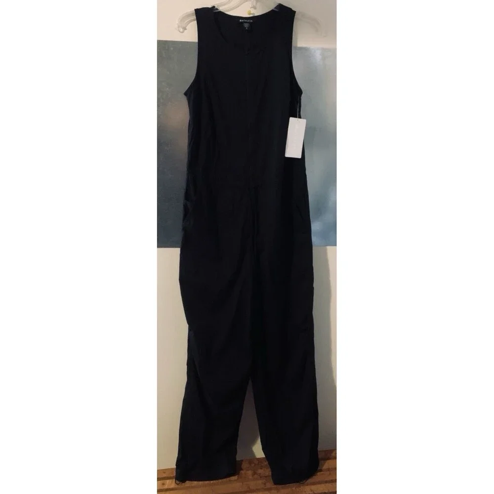 Athleta Flex Jumpsuit Size Small In Black Originally $139. NWT